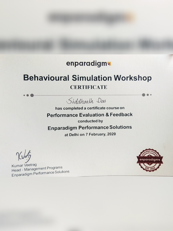 Performance Evaluation & Feedback